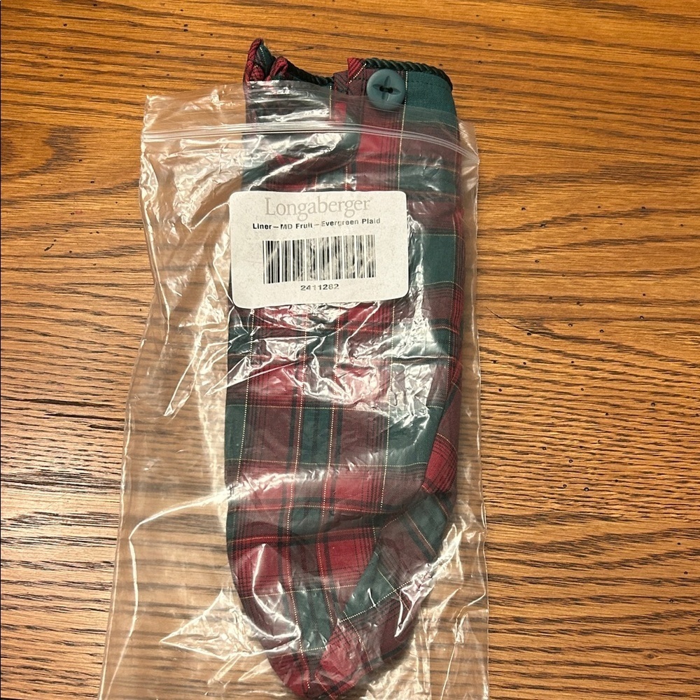 Longaberger Liner MD Fruit - Red and Green